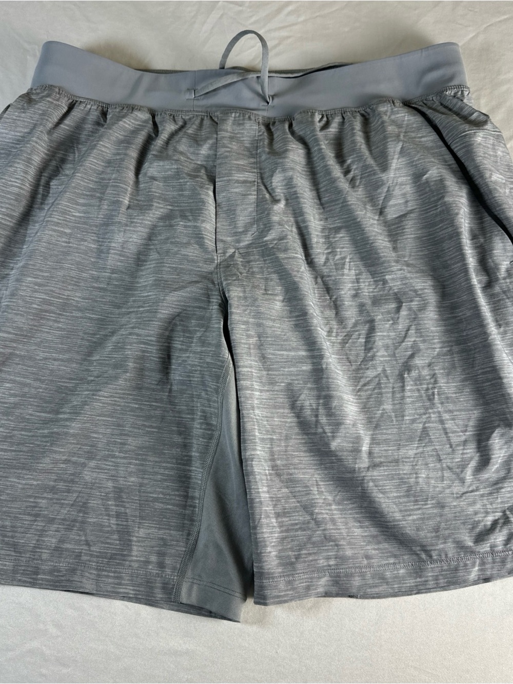 lululemon athletica Men's Heather Gray Athletic Shorts